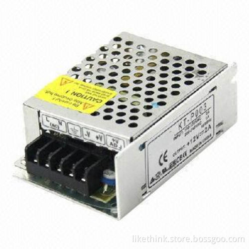 12V DC 2A CCTV Power Supply with Over-current Protection and Short-circuit Protection